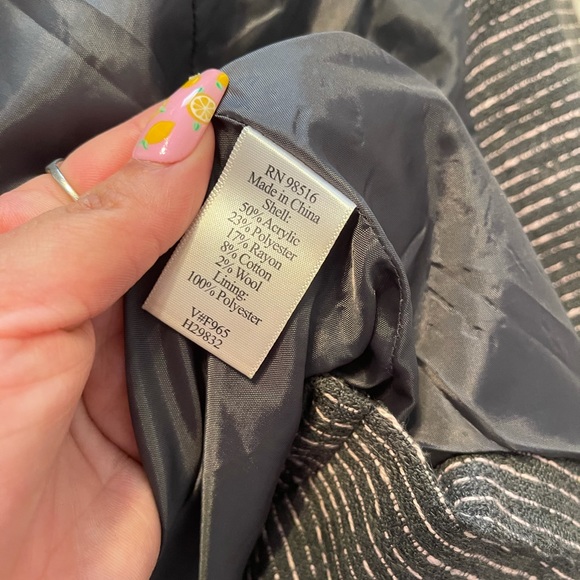 Coldwater Creek WOOL Blend Jacket Blazer Large - Picture 4 of 5
